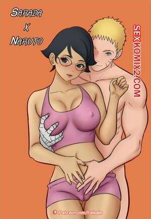 Наруто. Сарада и Наруто